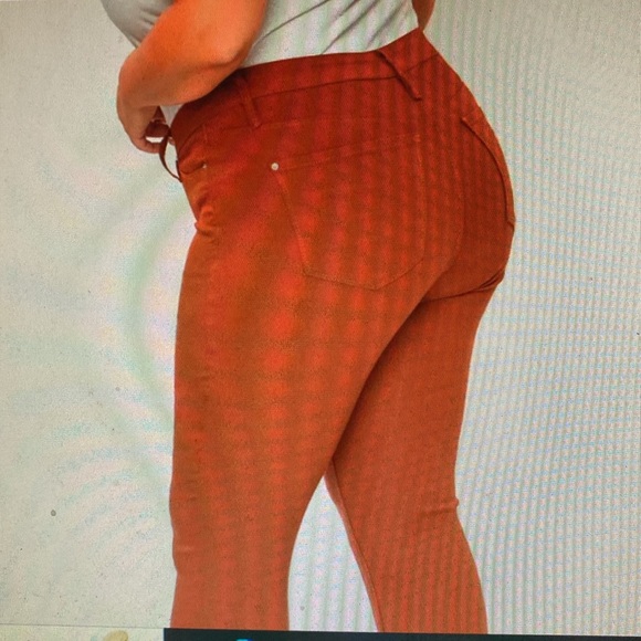 YMIJeans Women’s Plus Hyperstretch Forever Color Skinny Pants Copper Size1X  NWT - Picture 2 of 7